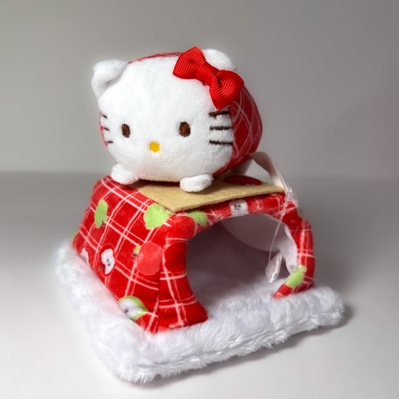 Hello Kitty & Cat House Plush • Sanrio 2 Piece Set • New - Picture 1 of 12